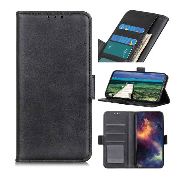 Flip Folio Lompakkokotelo Oneplus Nord 2 5G - Musta Black
