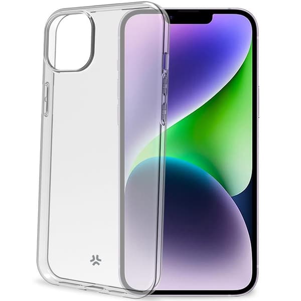 Celly Mobilskal till iPhone 15 Plus Gelskin TPU - Clear Transparent