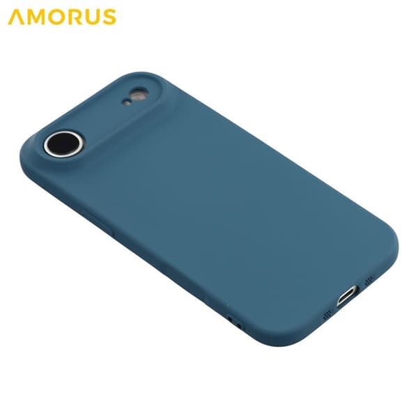 AMORUS Mobilskal till iPhone Air Precise Cutouts TPU Fiber - Blå Blå