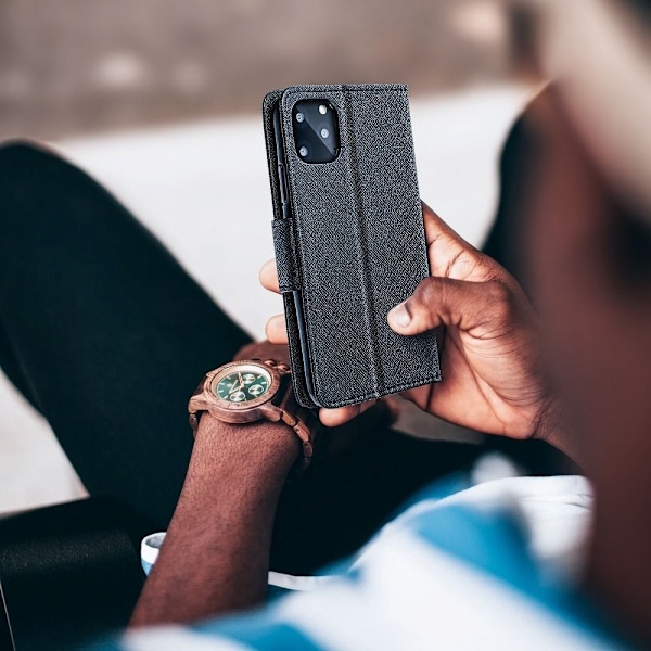 Galaxy A53 5G Plånboksfodral Fancy Eco Läder - Svart Svart