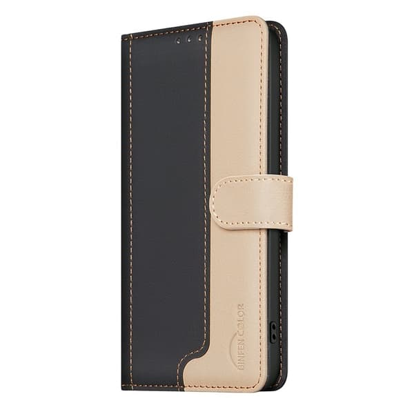 BINFEN Samsung Galaxy S26+ Plånboksfodral Konstläder RFID Skydd - Svart