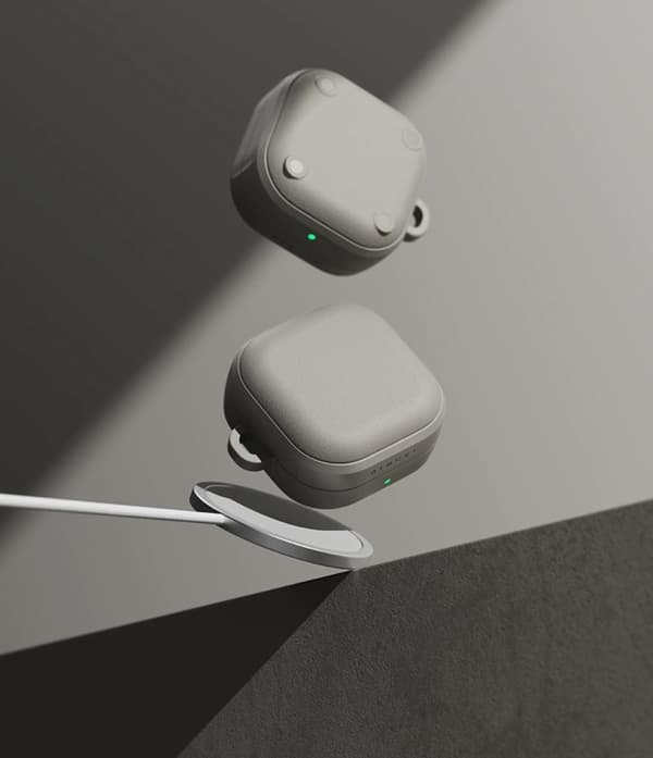 Ringke Skal För Galaxy Buds 4/4 Pro Magsafe Magnetic Onyx Grå