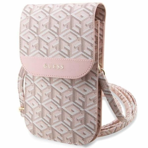Guess Halsbandsfodral GCube Stripe - Rosa Rosa
