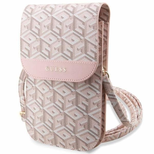 Guess Halskædeetui gCube Stripe - Pink Rosa