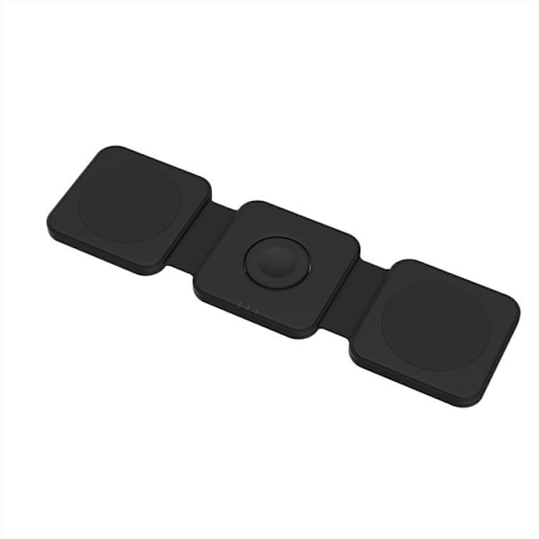 Tech-Protect 3-in-1 Trådlös Laddare Magsafe iPhone, Apple Watch, AirPods - Svart