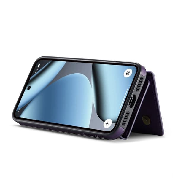 DG.MING Konstläder Plånboksfodral för Google Pixel 10 Pro XL Lila
