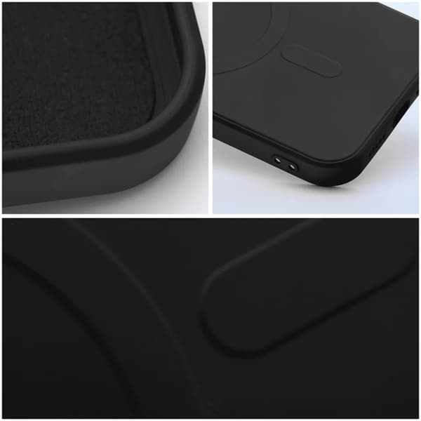 Telefontaske til iPhone Air Magsafe Silikone - Sort Svart