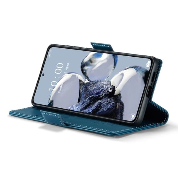 CASEME Plånboksfodral Konstläder för Xiaomi 12T 5G - Blå