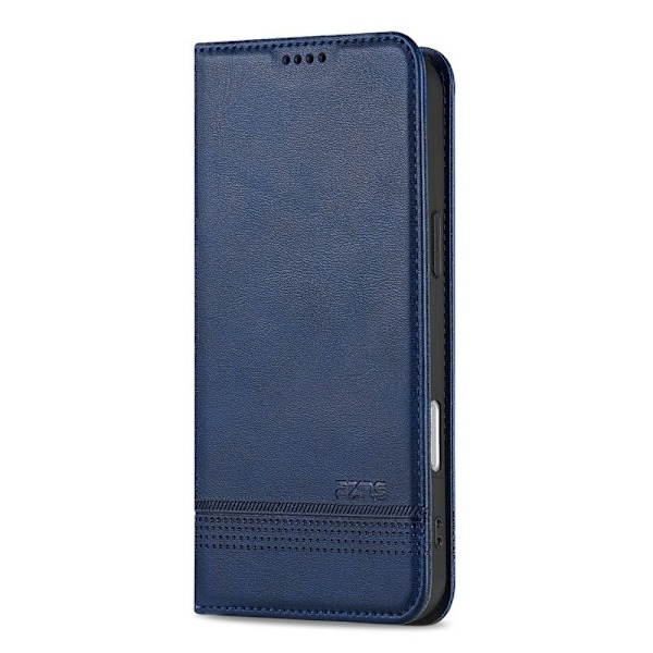 AZNS iPhone Air Plånboksfodral Konstläder - Blå