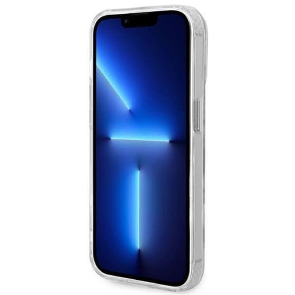 GUESS iPhone 14 Pro Max Skal Magsafe Metal Outline - Silver Silver