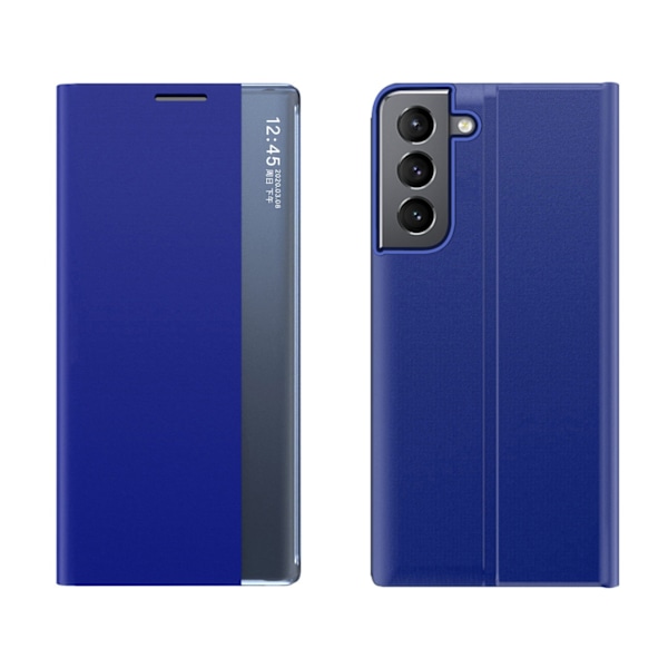 Galaxy S23 Plus Etui Sleep Flip - Blå Blå
