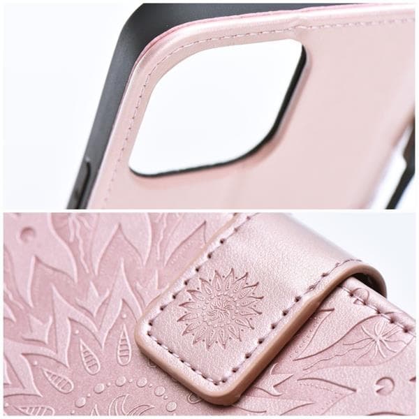 Forcell Galaxy A33 5G Etui Mezzo - Mandala Rosaguld Roséguld