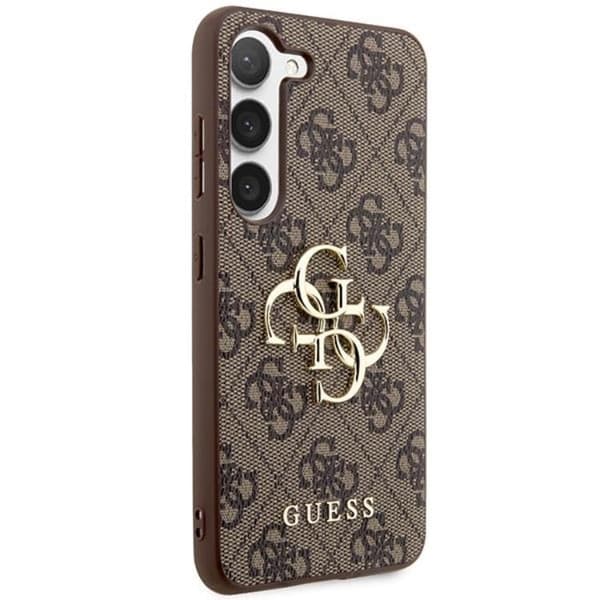 Guess Mobilskal till Galaxy S24 Plus Big Metall Logo - Brun Brun