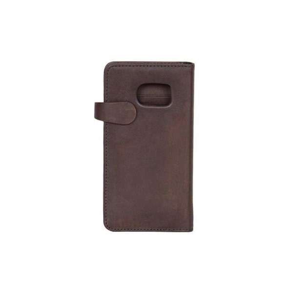 BUFFALO äkta läder Plånboksfodral Samsung Galaxy S7 Edge - Brun Brun