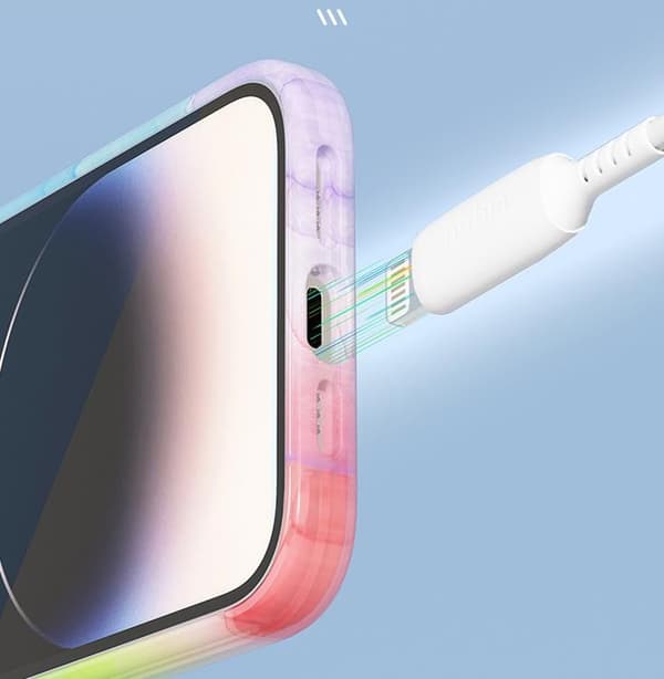 BOOM iPhone 14 Plus -puhelinkuori Magsafe vesiväri - musta Black