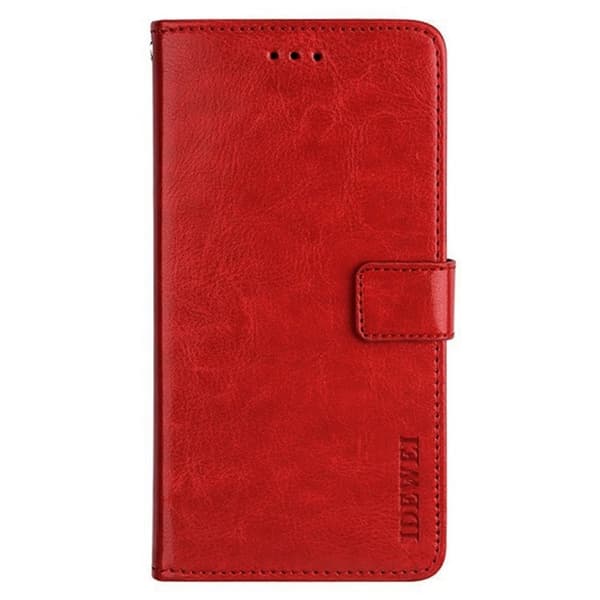 IDEWEI Oppo Find X9 Pro Plånboksfodral Textur Konstläder - Röd