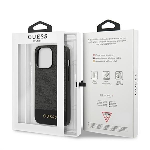 Guess Stripe Collection Skal iPhone 13 Pro - Grå grå