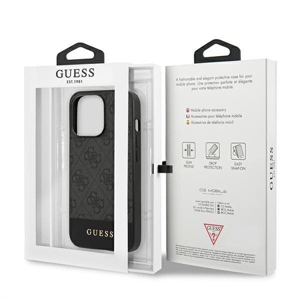 Guess Stripe Collection Skal iPhone 13 Pro - Grå Grey