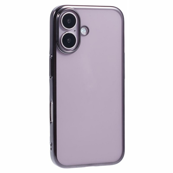 X-LEVEL Mobilskal till iPhone 16 Hård PC Transparent Stöttålig Grå
