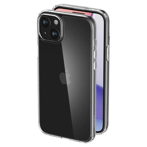 Spigen iPhone 15 Plus Mobilskal Airskin Hybrid - Crystal Clear Transparent