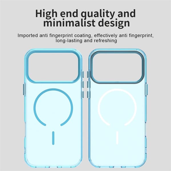 Mobilskal till iPhone 17 Pro MagSafe C-shaped Candy Color - Blå Blå