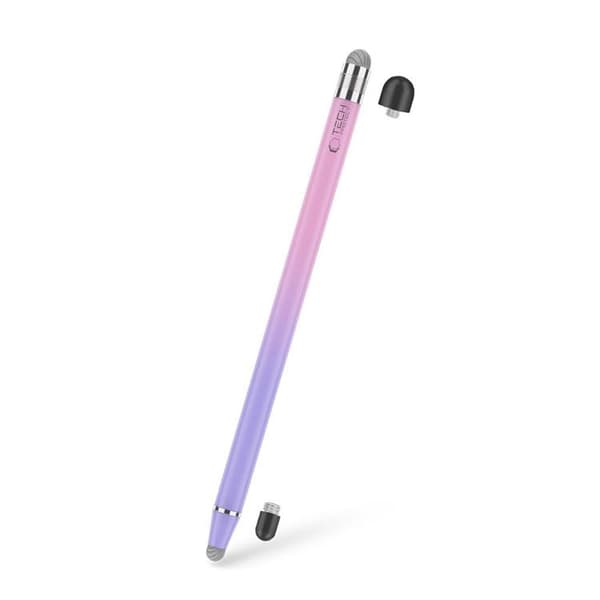 Tech-Protect Stylus Pen med 4 Spids USP-100 - Voilet/Pink Rosa