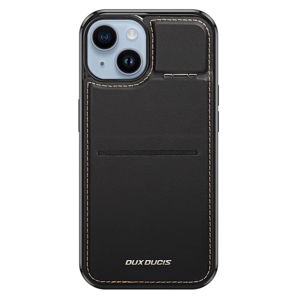 Dux Ducis iPhone 14 Plus -puhelinkotelo Magsafe korttitasku Rafi Black