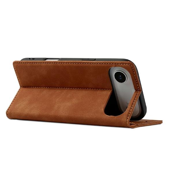 LC.IMEEKE iPhone Air Plånboksfodral Konstläder- Brun