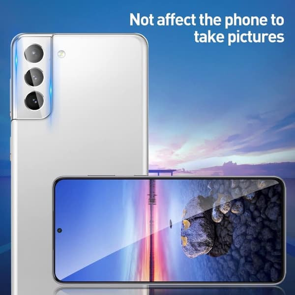 [2-PACK] Kameralinsskydd i Härdat Glas Samsung Galaxy S22 Plus Transparent