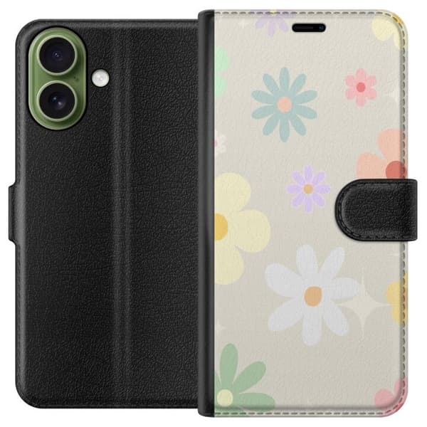 Apple iPhone 17 Pung Taske med Fejende Blomster