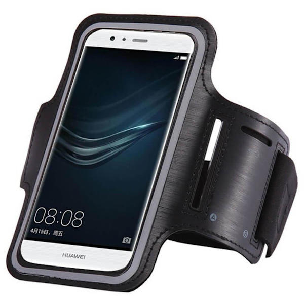 Universal Running Armbånd 6" smartphones sort Black