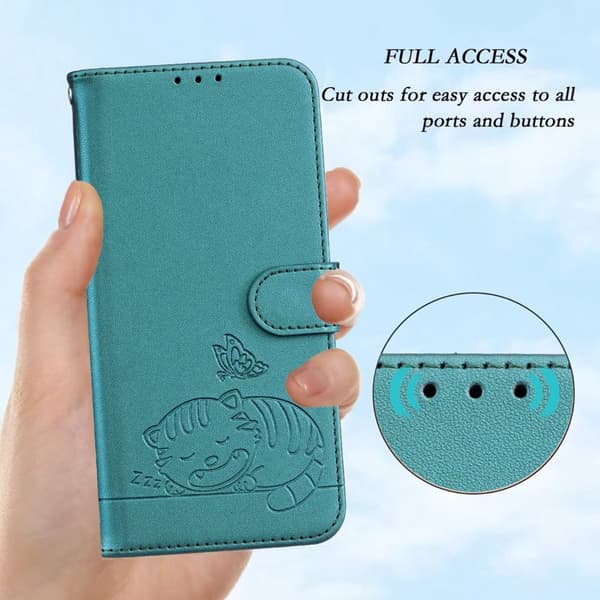 Plånboksfodral för Samsung Galaxy S26 RFID Blocking Ställ - Mörkgrön