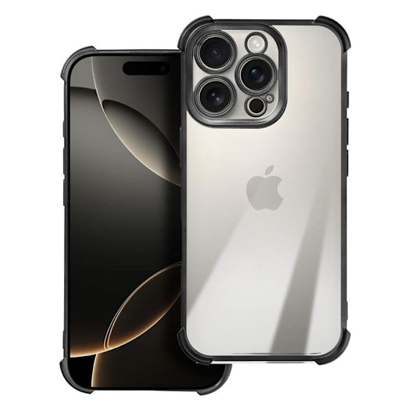 Telefontaske til iPhone 16e Antishock Electro - Sort Black