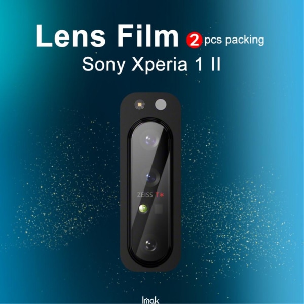 IMAK 2PCS HD hærdet glas kameralinsebeskytter Sony Xperia 1 II