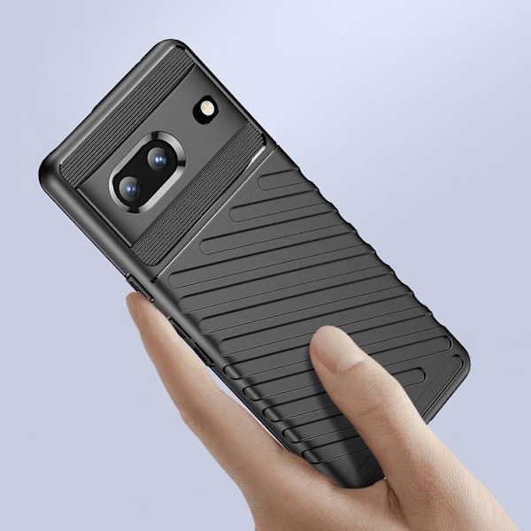 Google Pixel 7 Skal Thunder Flexible Armored - Svart Svart