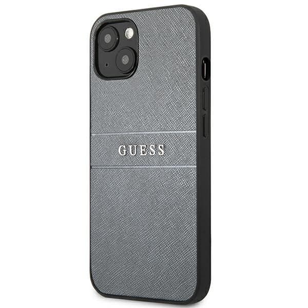 Guess Saffiano Strap Skal iPhone 13 mini - Harmaa Grey