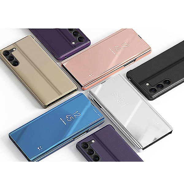 Galaxy S23 Plus Fodral Clear View Flip - Svart Svart