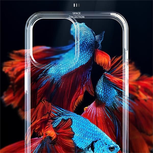 X-LEVEL Mobilskal till iPhone 13 Pro Clear PC + TPU Stöttålig Transparent