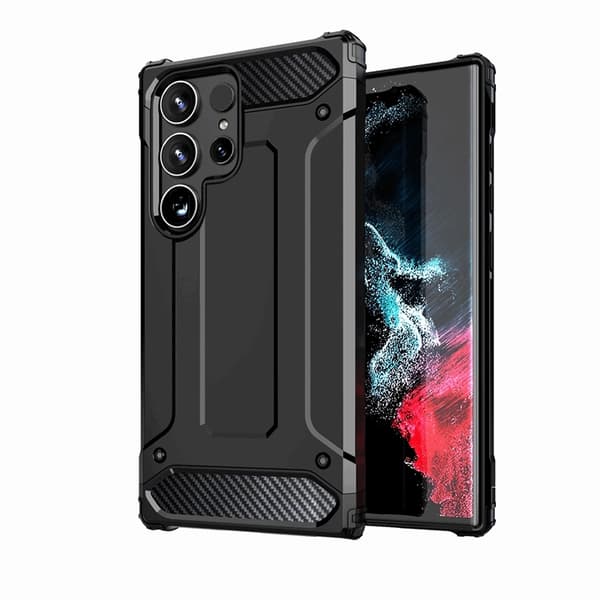Mobilskal till Galaxy S25 Ultra Hybrid Armor - Blå Blå