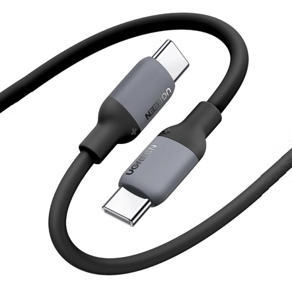 Ugreen USB-C - USB-C pikalatauskaapeli US563 silikoni 1 m -
