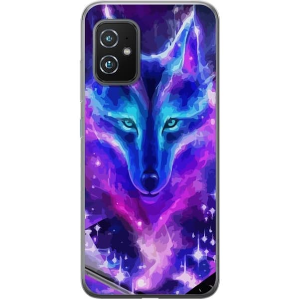 Mobilcover til Asus Zenfone 8 med Neon Ulv