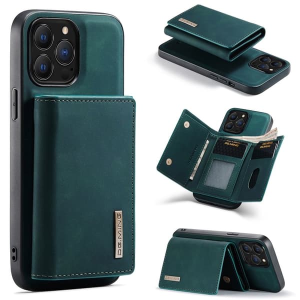 DG.MING M1 Series Mobilskal till iPhone 16 Pro Max Kickstand Grön