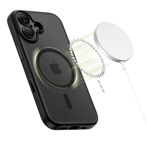 Tech-Protect Mobilskal till iPhone 17 Magsafe Peak - Matte Svart Svart