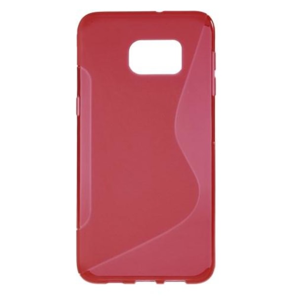 Flexicase Cover til Samsung Galaxy S6 Edge Plus - Rød Red