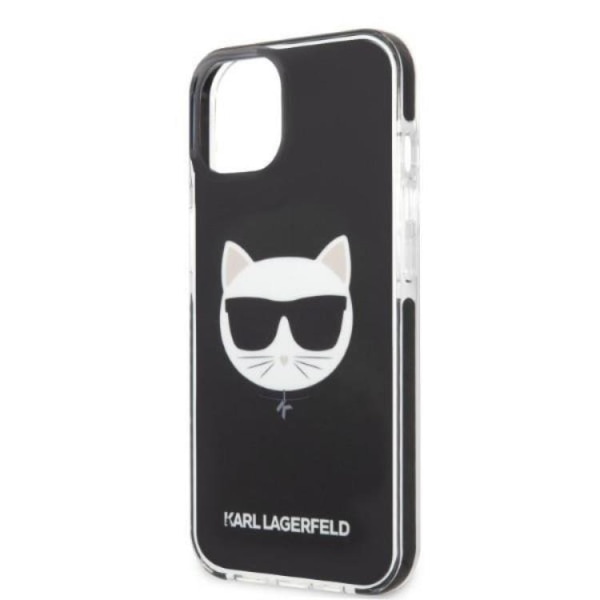 Karl Lagerfeld iPhone 13 Skal Choupette Head - Sort