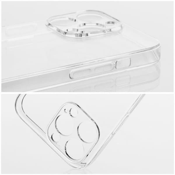 iPhone 12 Pro Max Cover 2mm (Kamerabeskyttelse) - Clear Transparent
