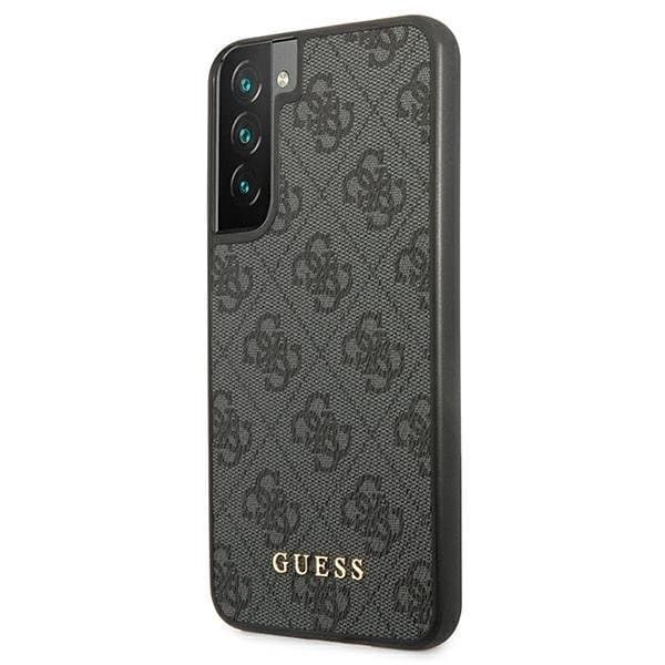 Guess Metall Gold Logo Skal Galaxy S22 - Grå Grey