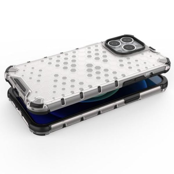 Honeycomb Armor TPU Bumper iPhone 13 Pro Max - Sort Black