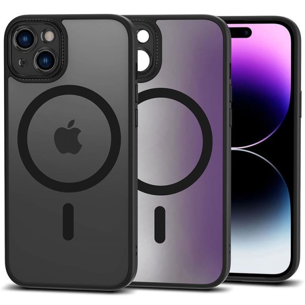 Tech-Protect iPhone 15 mobiltaske Magsafe Magmat Cam+ - Sort
