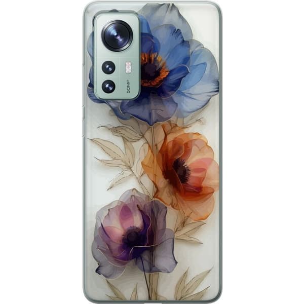 Mobilcover til Xiaomi 12 med Silke Blomster